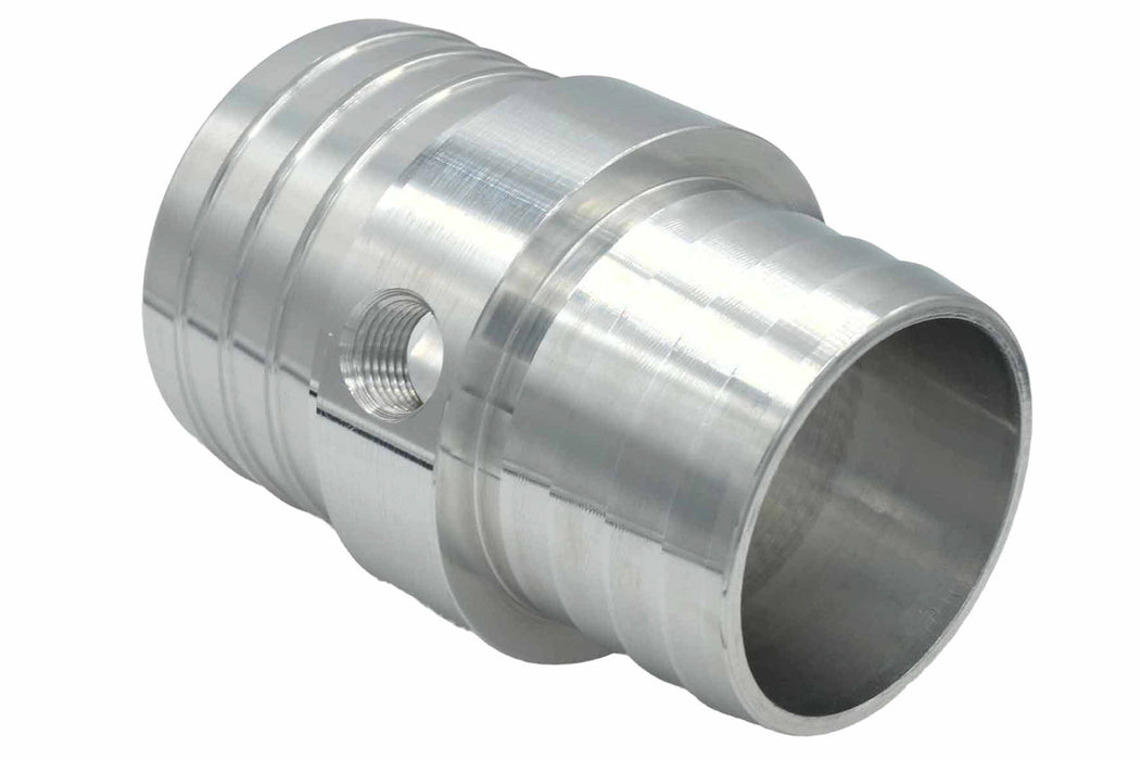 ICT BILLET AN627-21X125 1-1/4 to 1-1/2 Hose w/ 1/8NPT Steam Port Adapt