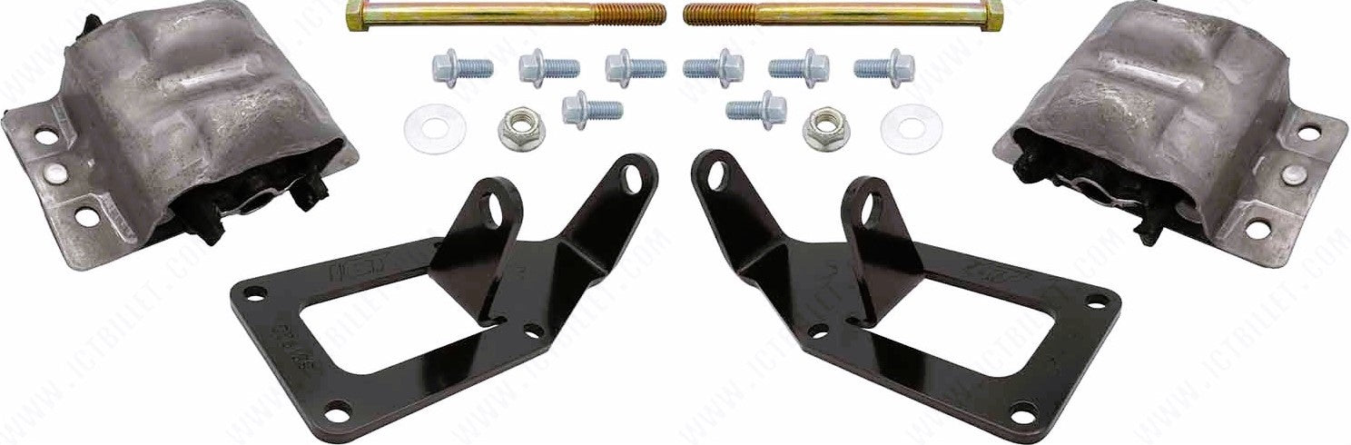 ICT BILLET EM-LS-GBDY1 78-88 GM G-Body LS Swap Engine Mount Kit