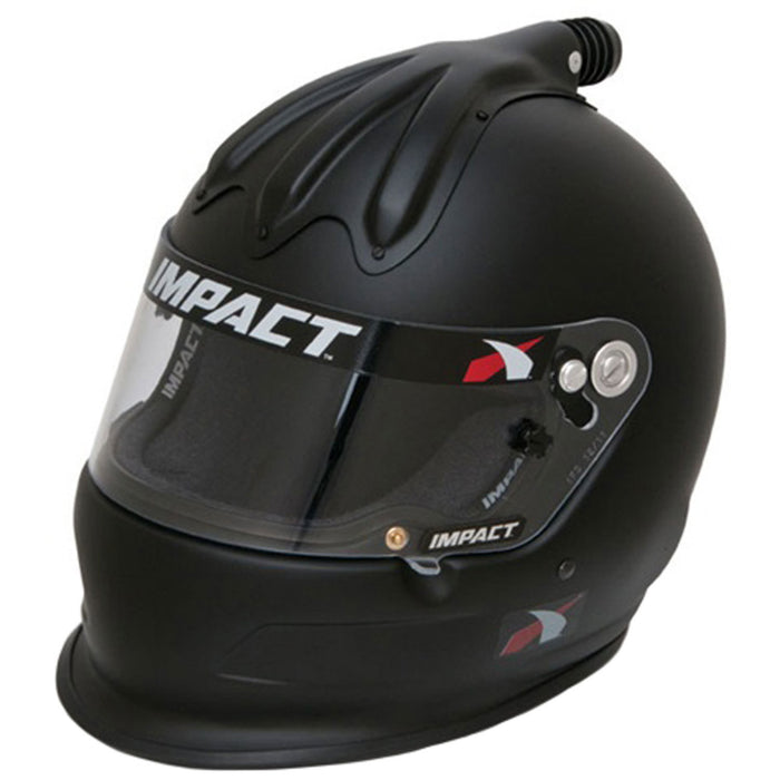 IMPACT RACING 17020412 Helmet Super Charger Medium Flat Black SA2020