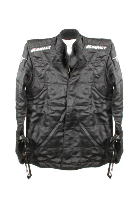 IMPACT RACING 22700410 Suit Qtr Midget Jacket Medium Black
