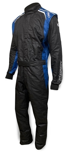 IMPACT RACING 24222406 Suit Racer 2.0  1pc Medium  Black/Blue