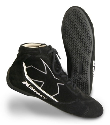 IMPACT RACING 40011510 Shoe Alpha Black 11.5 SFI3.3/5
