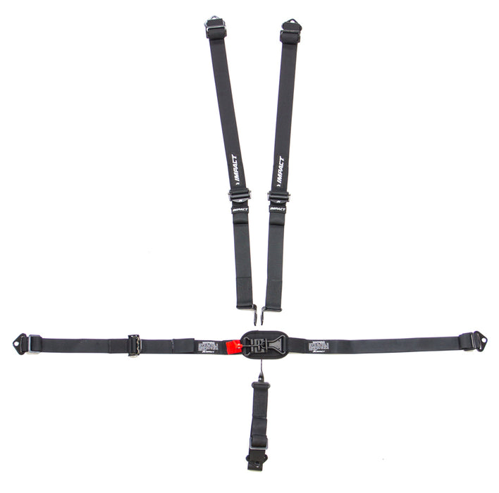 IMPACT RACING 52116661 5pt Jr Harness L/L Ind Shldr P/U Fixed Left Lap
