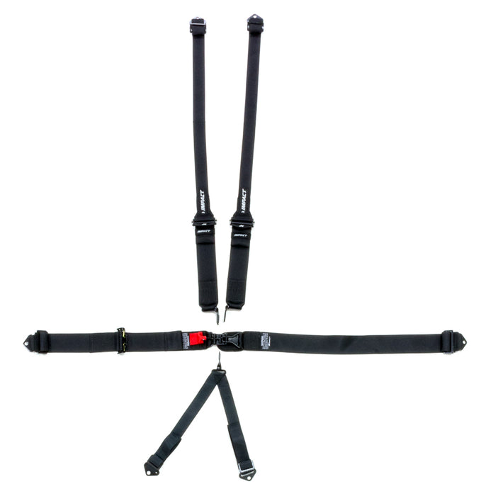 IMPACT RACING 52122326 6-PT Harness L&L Ind Shldr 3in to 2in Trans