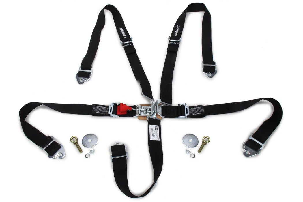 IMPACT RACING 53119229 Harness 5pt 2in L&L PD Ind Shld Snp-In SFI16.1