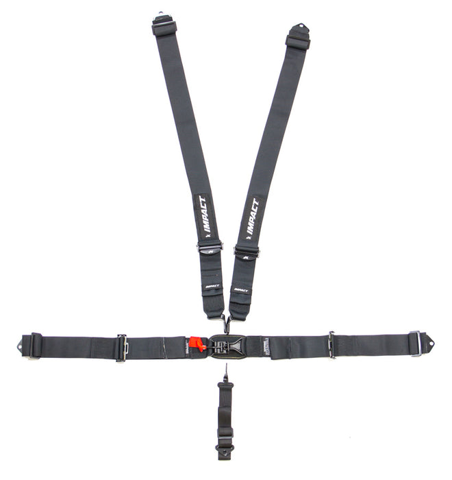 IMPACT RACING 54111111 5pt Harness L/L P/U Ind Shldr Dual Lap Adj.