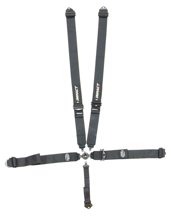 IMPACT RACING 55341111 5-PT Harness System Camlock Ind Type Pull DN