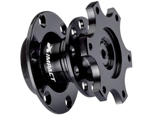 IMPACT RACING 62100000 Steering Wheel Quick Release 6-Bolt Bolt-On