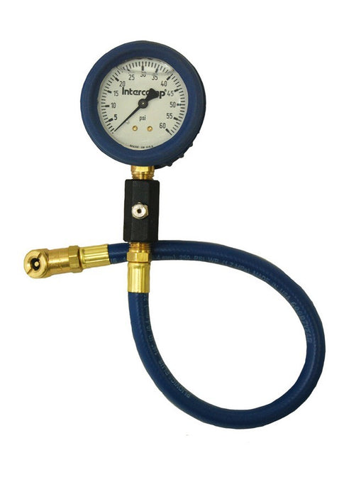INTERCOMP 360067 Deluxe Air Gauge 2.5in 0-60 Liquid Filled