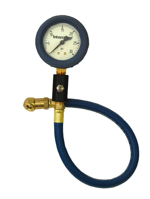 INTERCOMP 360069 Deluxe Air Gauge 2.5in 0-30 Glow-in Dark