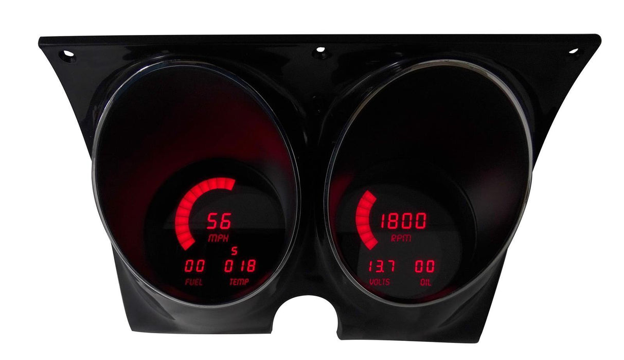 INTELLITRONIX DP4000R LED Digital Gauge Panel Camaro/Firebird 67-68