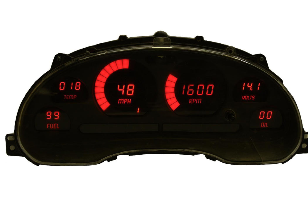 INTELLITRONIX DP7009R LED Digital Gauge Panel 1994-2004 Ford Mustang