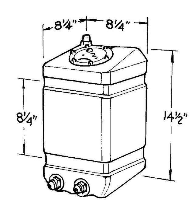 JAZ 250-003-01 3-Gallon Drag Race Cell
