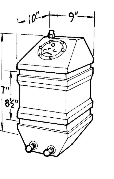 JAZ 250-004-01 4-Gallon Drag Race Cell