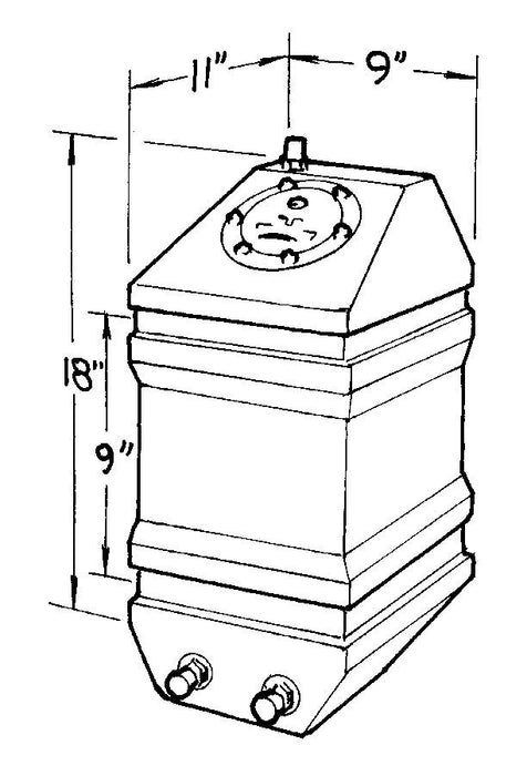 JAZ 250-105-01 5-Gallon Drag Race Cell