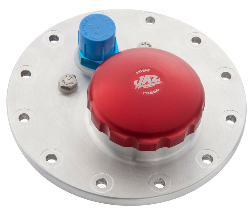JAZ 391-452-06 2-1/2 12-Bolt Fuel Plate w/Billet Twist Cap