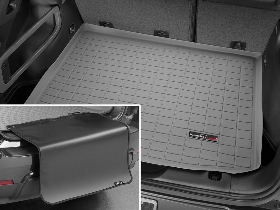 Weathertech 42656SK - Cargo Liner w/Bumper Protector Gray - Truck Part Superstore