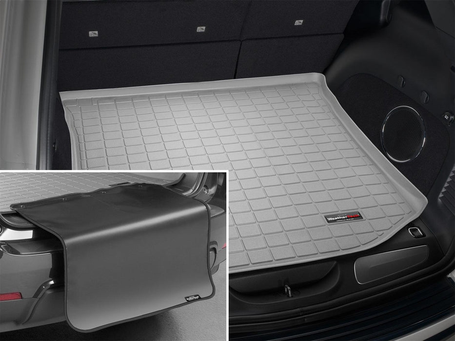 Weathertech 42469SK - Cargo Liner w/Bumper Protector Gray - Truck Part Superstore