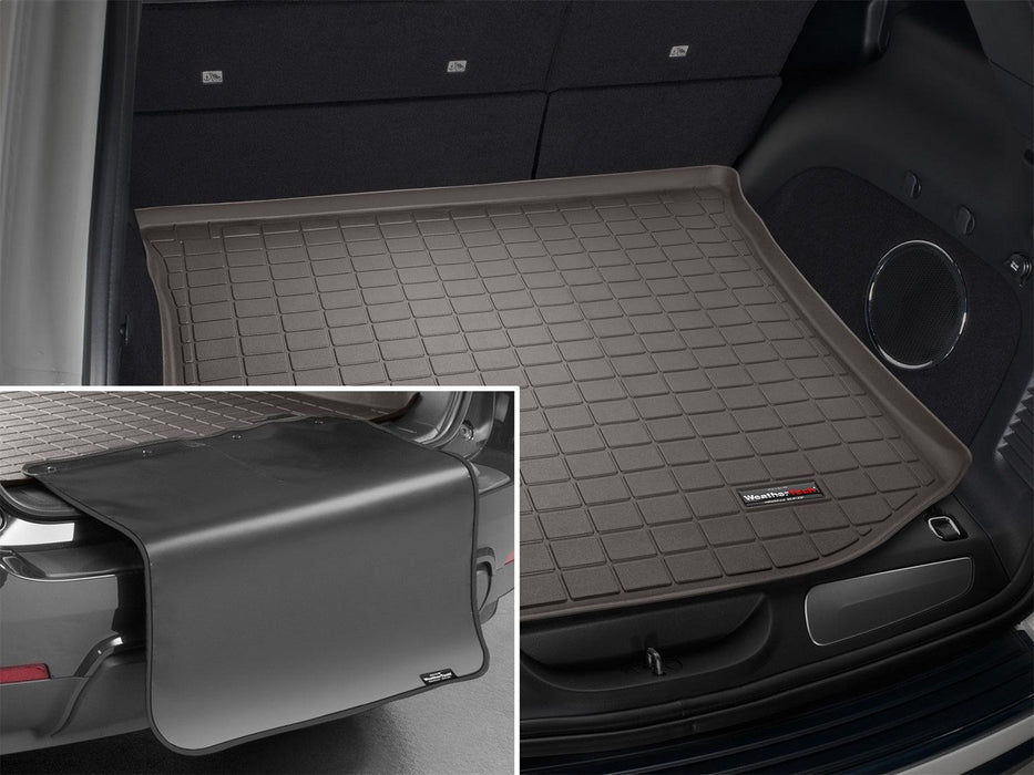 Weathertech 43469SK - Cargo Liner w/Bumper Protector Cocoa - Truck Part Superstore