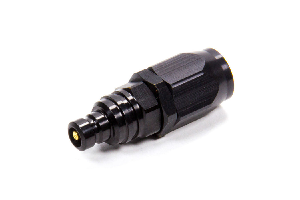 JIFFY-TITE 22606J Q/R #6 Str Hose End Plug Valved Black