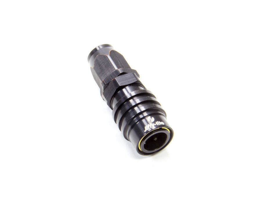 JIFFY-TITE 31606J Q/R #6 Straight Hose End Black
