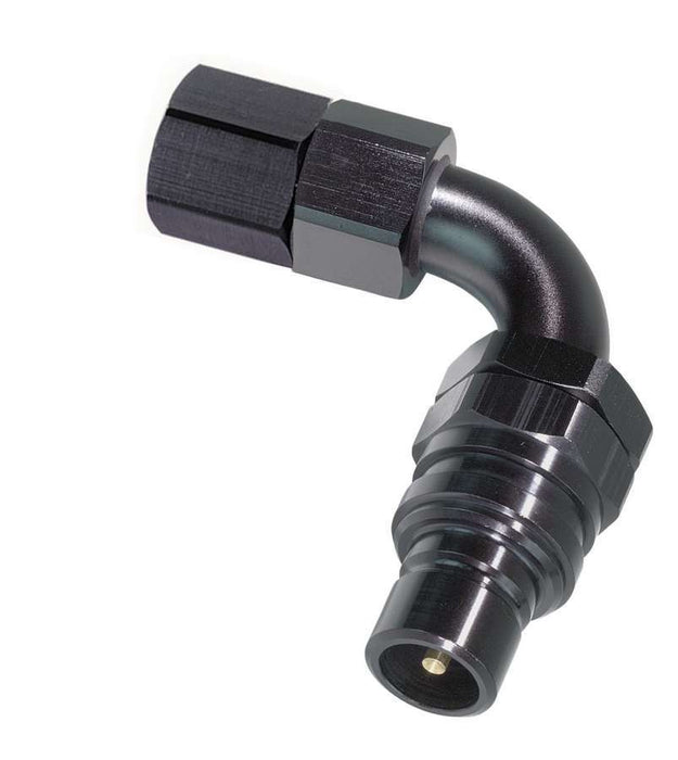 JIFFY-TITE 32308E 8an 90-Deg Female w/Plug Fitting - Valved