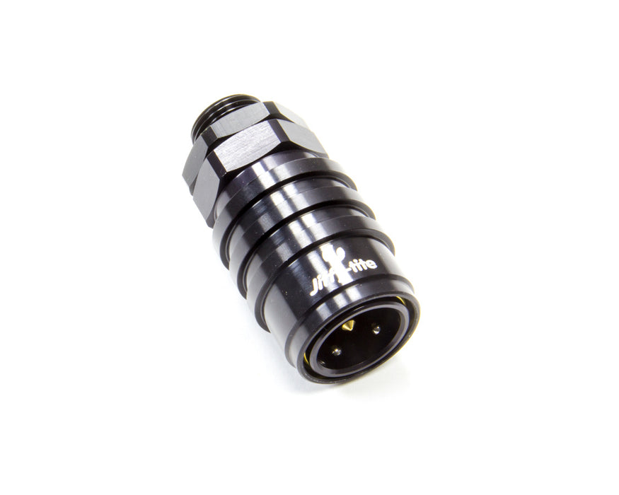 JIFFY-TITE 51108J Q/R Male #8 ORB to #8 Socket Valved Black