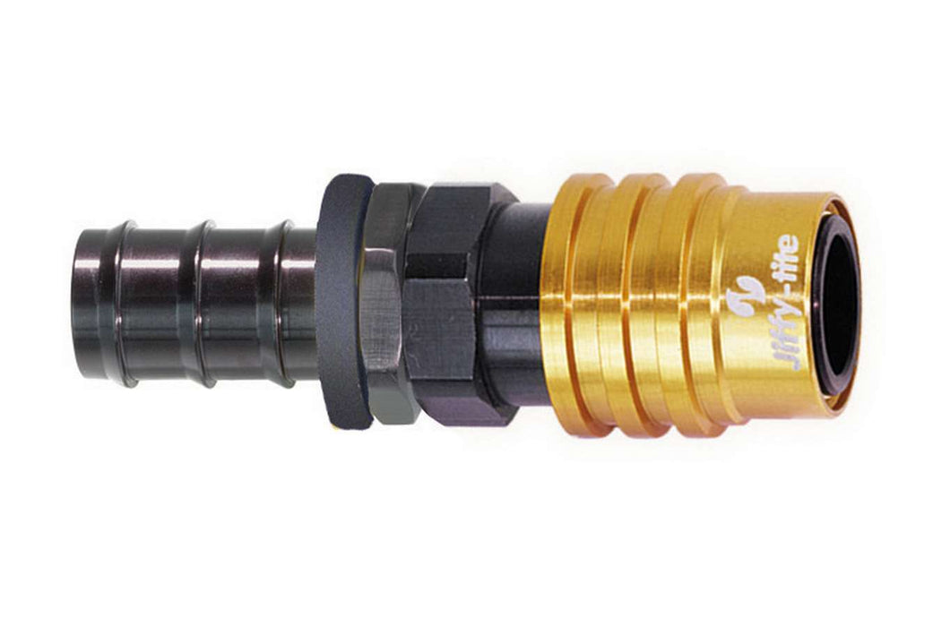 JIFFY-TITE 51510P Fitting Socket 10an Push Lock Hose End- Valved