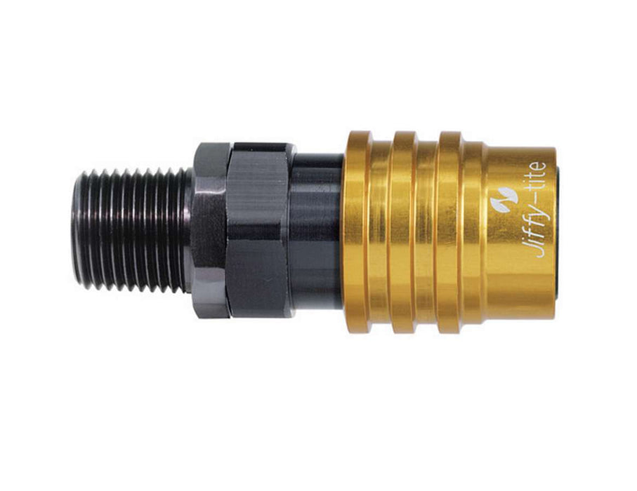 JIFFY-TITE 51808 1/2 NPT Male Socket Fitting Q/R Valved
