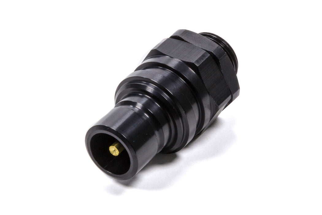 JIFFY-TITE 52108 Q/R #8 Male O-Ring Boss Plug Valved Black