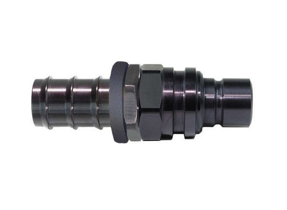 JIFFY-TITE 52508P Q/R #8 Male Push Lock Plug Valved Black