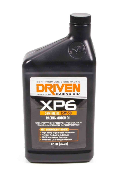 DRIVEN RACING OIL 01006 XP6 15w50 Synthetic Oil 1 Qt Bottle