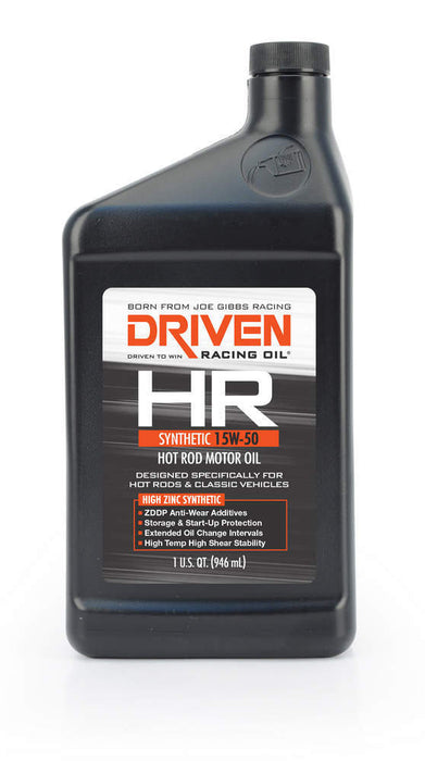 DRIVEN RACING OIL 01606 HR3 15w50 Synthetic Oil 1 Qt Bottle