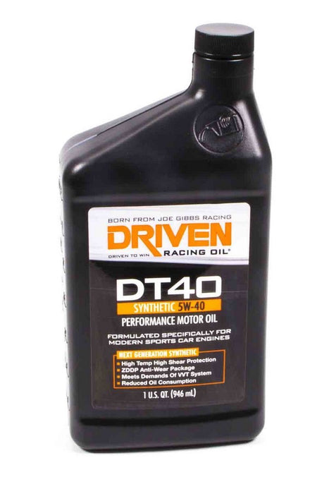 DRIVEN RACING OIL 02406 DT40 5w40 Synthetic Oil 1 Qt Bottle