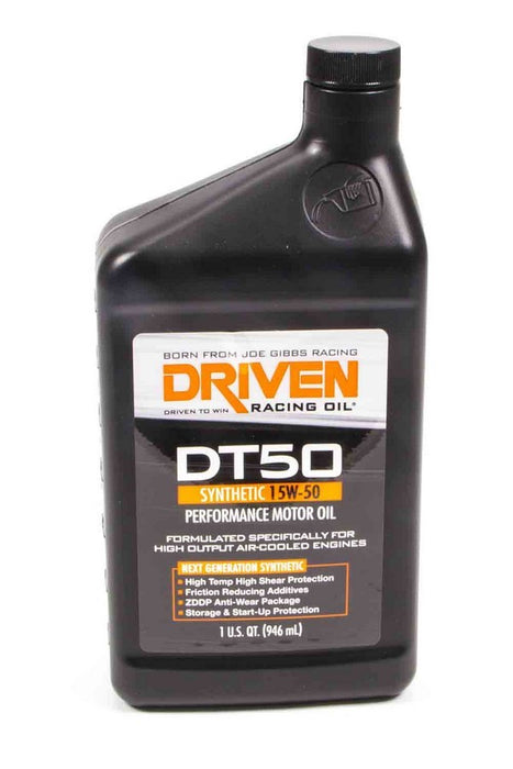 DRIVEN RACING OIL 02806 DT50 15w50 Synthetic Oil 1 Qt Bottle