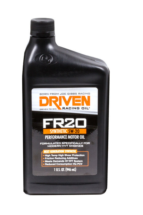 DRIVEN RACING OIL 03006 FR20 5w20 Synthetic Oil 1 Qt Bottle