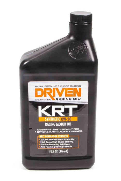DRIVEN RACING OIL 03406 KRT 0w20 Karting Oil 4 Stroke 1 Qt Bottle