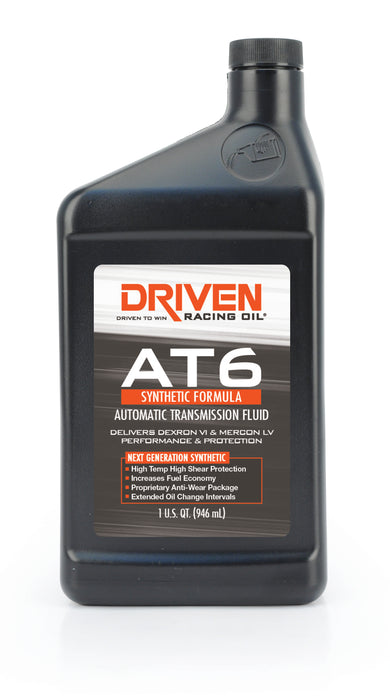 DRIVEN RACING OIL 04806 AT6 Synthetic Dextros 6 Transmission Fluid 1 Qt.