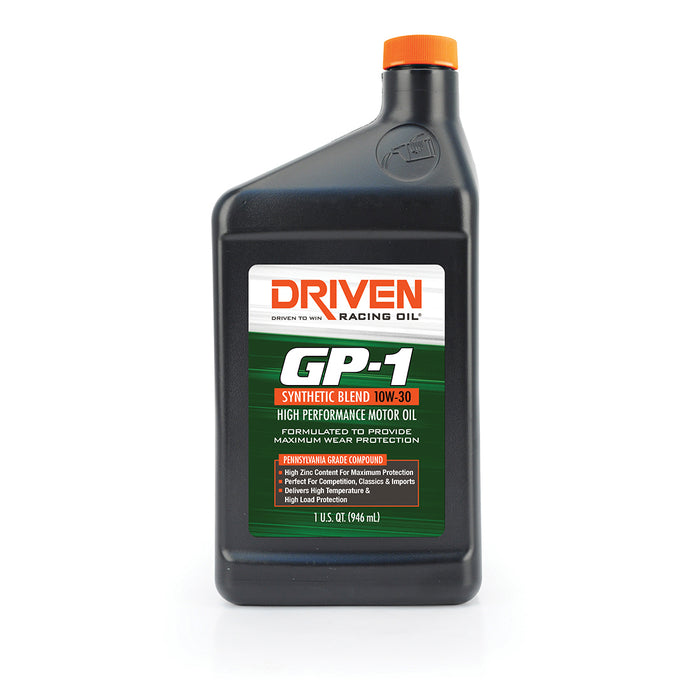 DRIVEN RACING OIL 19306 GP-1 Semi-Synthetic 10w30 1 Quart