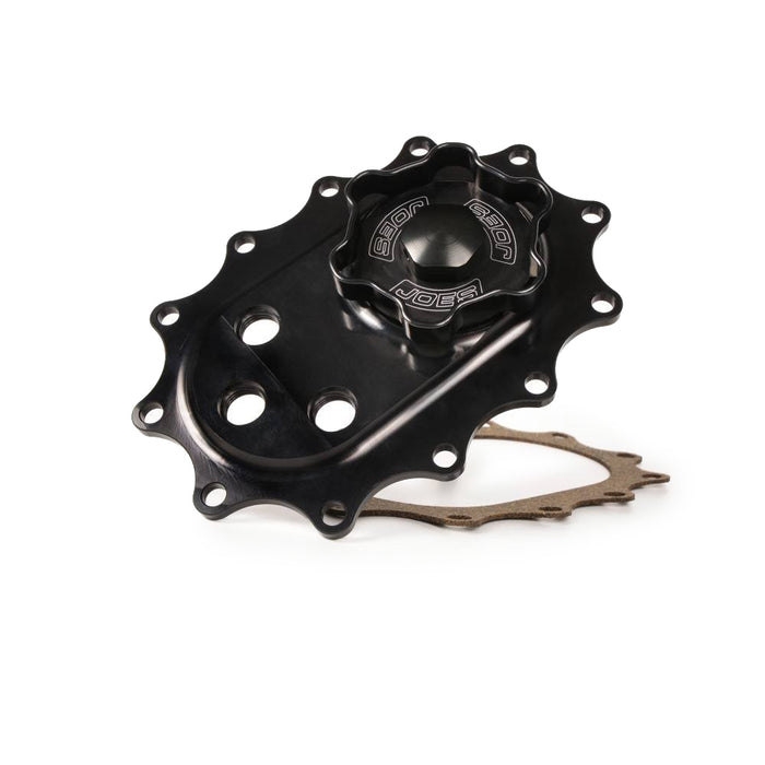 JOES RACING PRODUCTS 13274 Fuel Filler Top Plate W/ Vent And 6an Ports