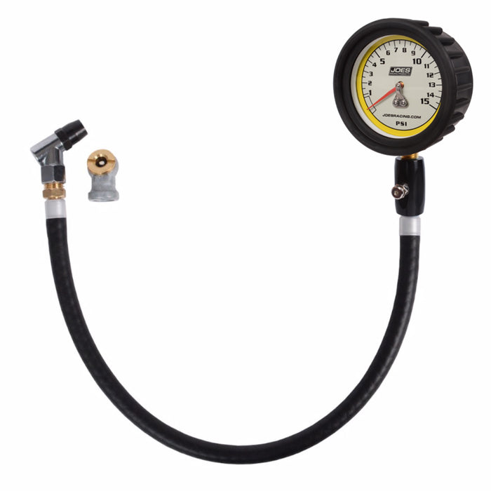 JOES RACING PRODUCTS 32325 Tire Pressure Gauge 0-15psi Pro w/HiFlo Hold