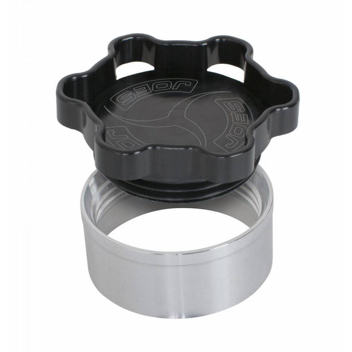 JOES RACING PRODUCTS 37402 Filler Cap with Weld-In Bung Alum  2in ID Black