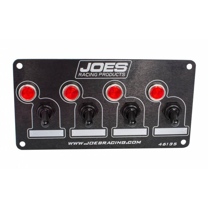 JOES RACING PRODUCTS 46135 Accessory Switch Panel w /4 Switches and Lights