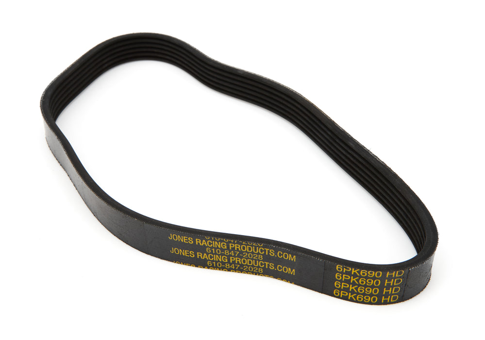 JONES RACING PRODUCTS 6PK-690HD Serpentine Belt 27.165in Long 6 Rib