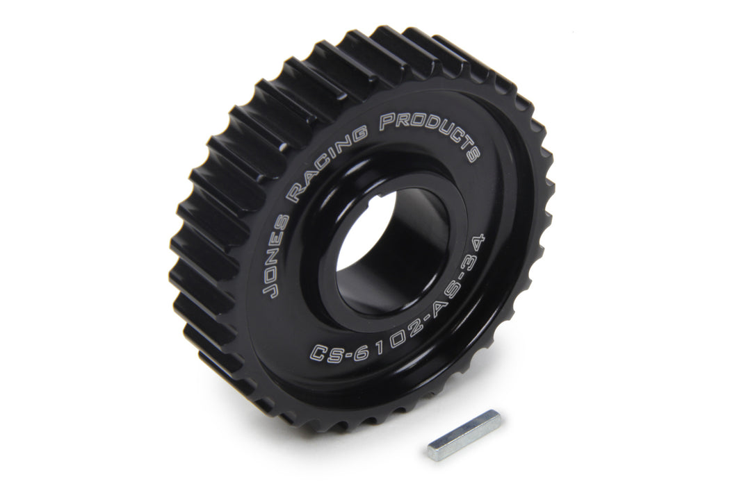 JONES RACING PRODUCTS CS-6102-AS-34 HTD Crankshaft Pulley 34 Tooth 1-1/8 ID 1/8in Key