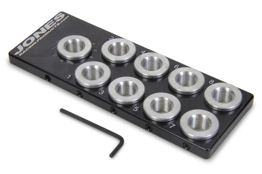 JONES RACING PRODUCTS SP-8101-V8-A Spark Plug Indexer 9 Hole w/ Rotatable Insert