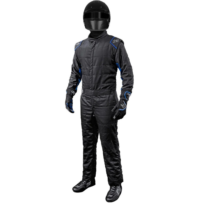 K1 RACEGEAR 20-OTL-NB-2XL Suit Outlaw XX-Large Black / Blue SFI 3.2A/5