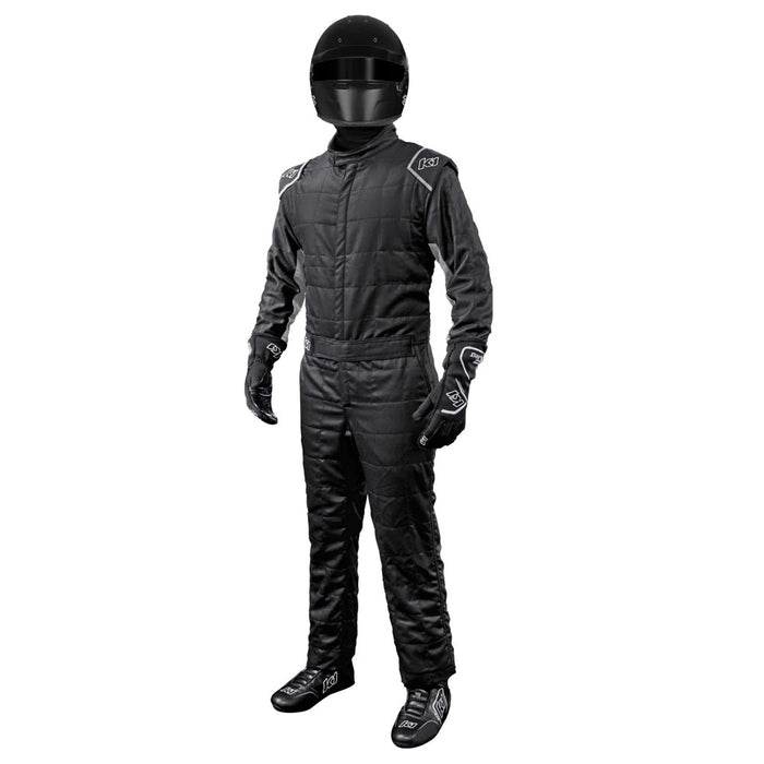 K1 RACEGEAR 20-OTL-NG-3XL Suit Outlaw 3X-Large Black / Gray SFI 3.2A/5