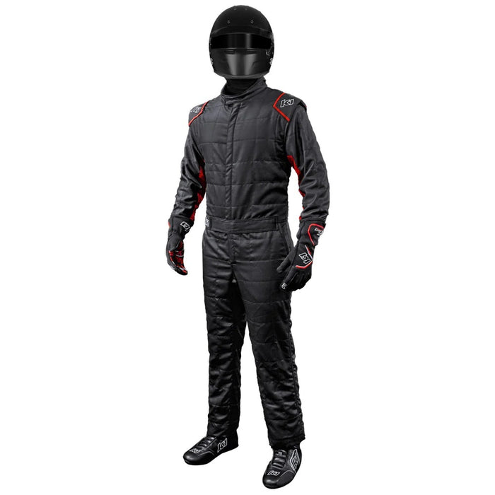 K1 RACEGEAR 20-OTL-NR-XL Suit Outlaw X-Large Black / Red SFI 3.2A/5