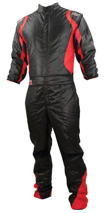 K1 RACEGEAR 20-PR2-NR-3XL Suit Precision II Black / Red 3X-Large